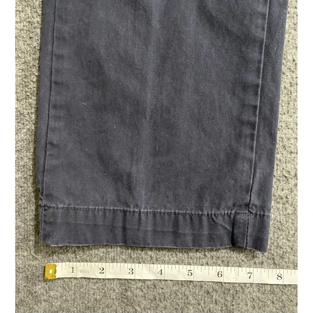 Banana Republic Fulton Skinny Fit Chino Pants Men  Blue Geometric Size 33/32